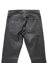 Joe's Jeans The Skinny Leg Denim Coated Black 25 USA Made Stretch Cotton Spandex image 6
