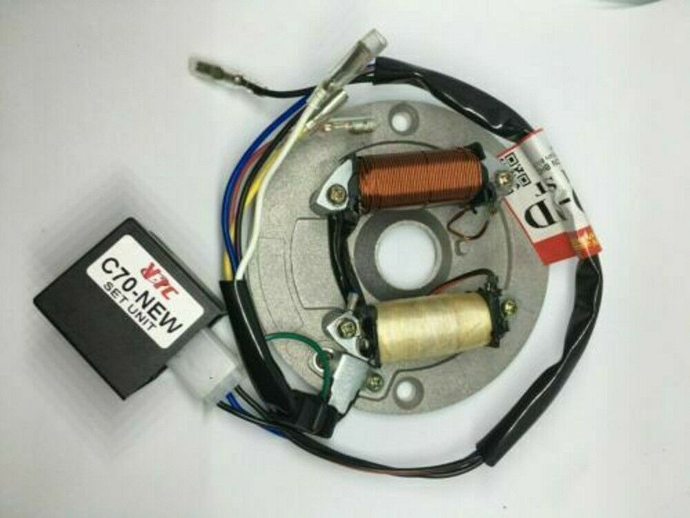 Honda C70 ATC70 CDI Lighting Conversion Kit [Hitachi Flywheel] NEW SET