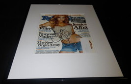 Jessica Alba Signed Framed 16x20 Rolling Stone July 2005 Cover Display image 1