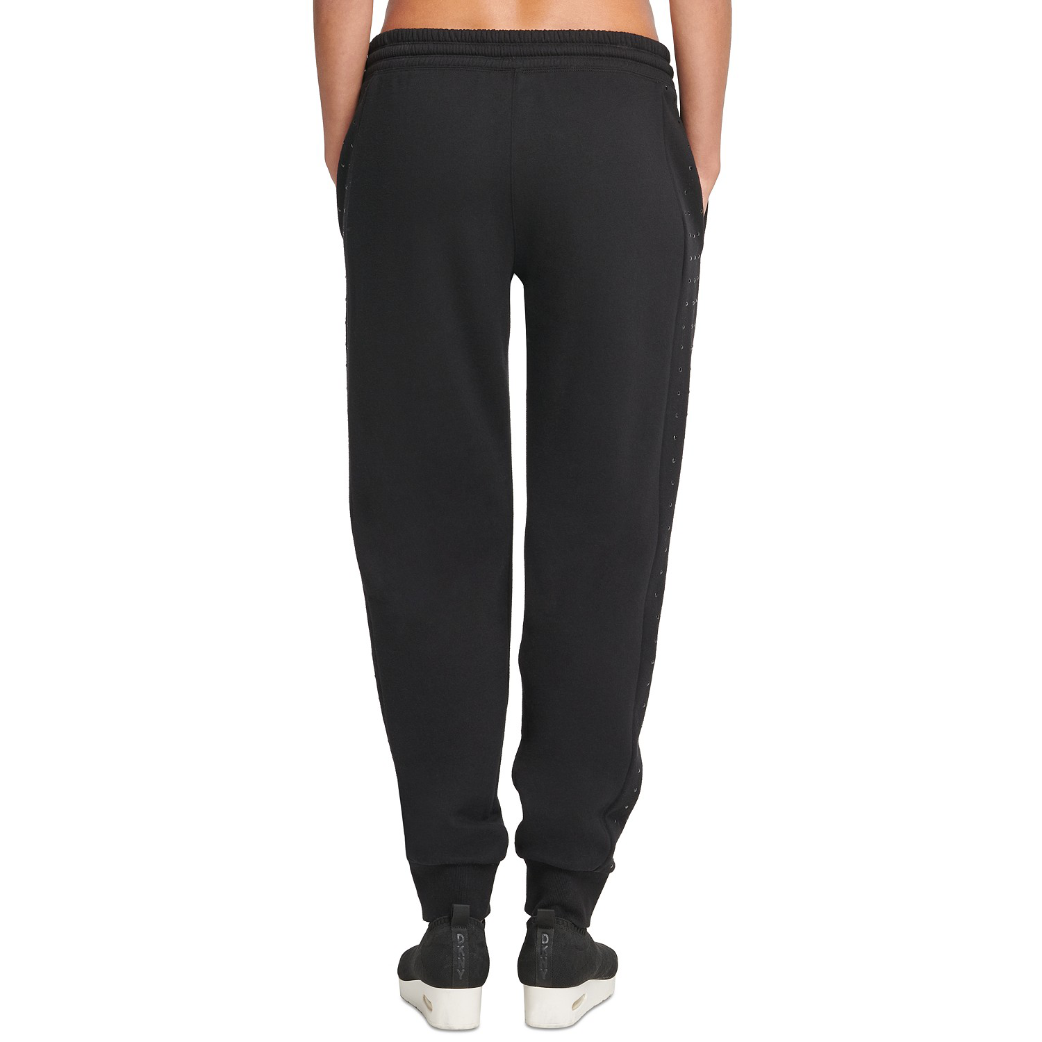 DKNY Sport Women's Fleece Lined Embellished Relaxed Joggers Pants ...