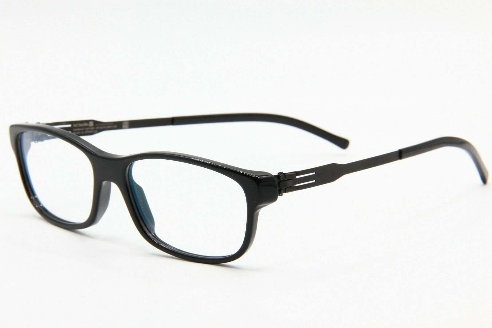 NEW IC! BERLIN ANNIKE K. BLACK SCREWLESS EYEGLASSES GERMANY RX 4916 W