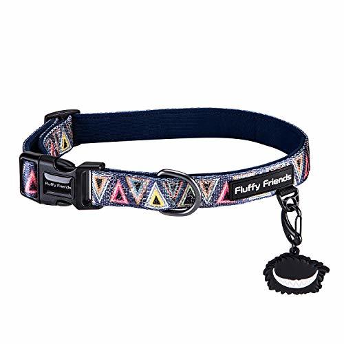 Fluffy Friends Dog Collar Big Medium Small Puppy Collar Heavy Duty