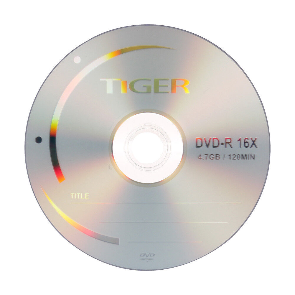 1000 ct (pieces) 16X Logo Top Blank DVDR DVDR Disc Media 4.7GB CD