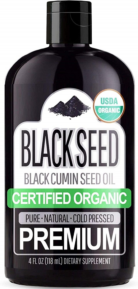 Organic Black(100% Pure & Natural Black Cumin Seed Oil - USDA Certified Organic)