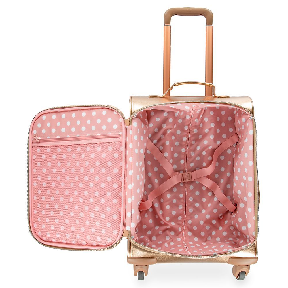 sammy's soft goods luggage rose gold