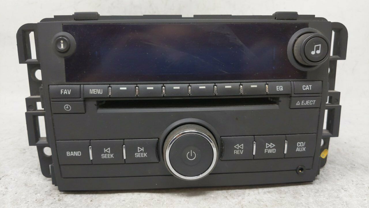 2007-2008 Chevrolet Impala Am Fm Cd Player Radio Receiver 54502 - Dash