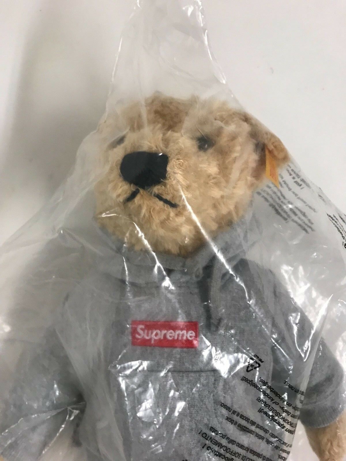 supreme steiff bear fake