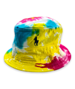 Polo Ralph Lauren Mens Bucket Hat Tie-Dye Multicolor 100% Cotton New Aut... - $50.99