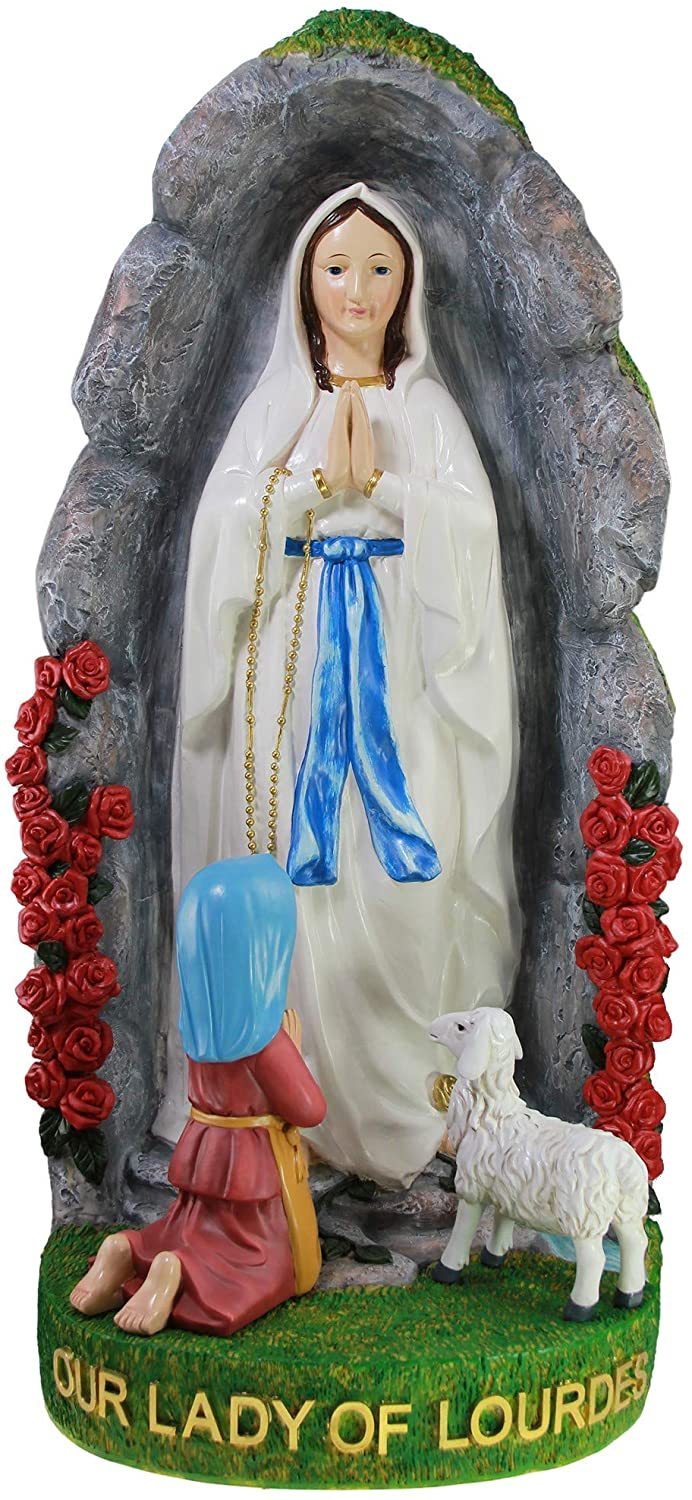 Our Lady of Lourdes Bernadette Blessed Virgin Mother Mary 36 Inch ...