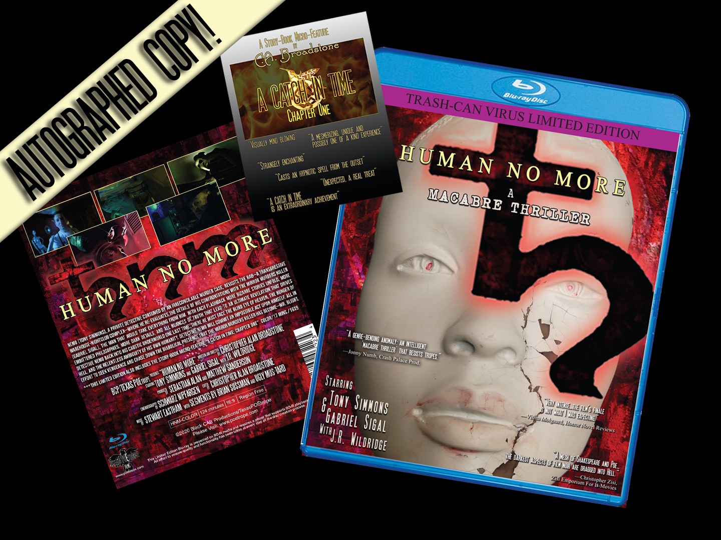 Primary image for HUMAN NO MORE: Trash-Can Virus Limited Edition––Blu-ray (SIGNED)