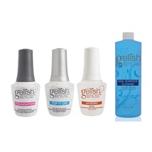 Gelish Terrific Trio Gel Polish Essentials Kit + Nail Surface Cleanser B... - $79.98