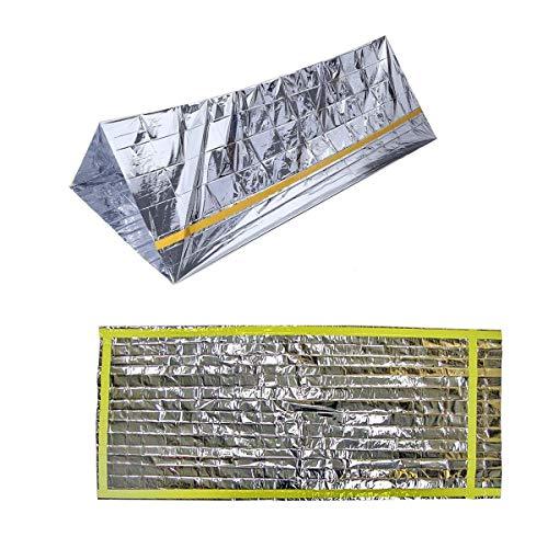 Emergency Mylar Thermal Blankets 3Pack，Designed for NASA, Space Blanket Surviva Makeup Bags