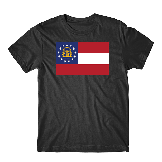 Georgia State Flag T-Shirt - T-Shirts, Tank Tops