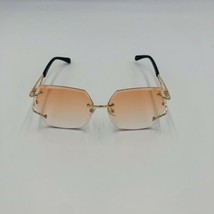 Brand New Rhinestone Pink Gold Sunglasses For Women - $24.75