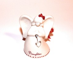 Porcelain China Vintage Angel Daughter Ornament/Bell - $3.00