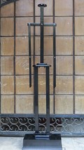 Medieval Epic Wooden Display Stand for Suit of Armor - Black Halloween Costume