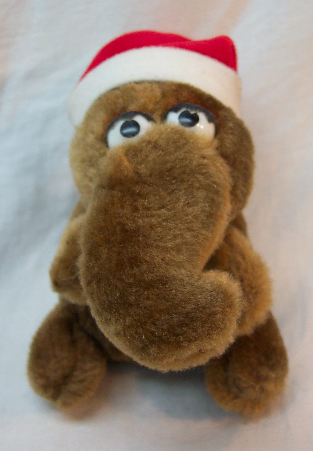 Applause VINTAGE Sesame Street CHRISTMAS SNUFFALUPAGUS 4" Plush STUFFED