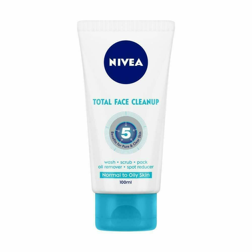 Primary image for Nivea 3in1 Total Face Cleanup, acts as Face Wash, Face Scrub & Face Pack - 100ml