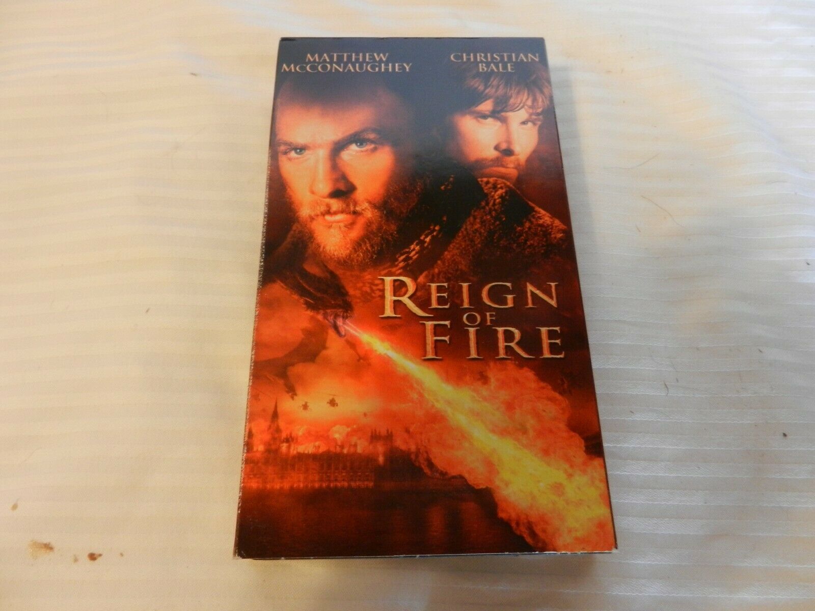 Reign of Fire (VHS, 2002) Matthew McConaughey,Christian Bale - VHS Tapes