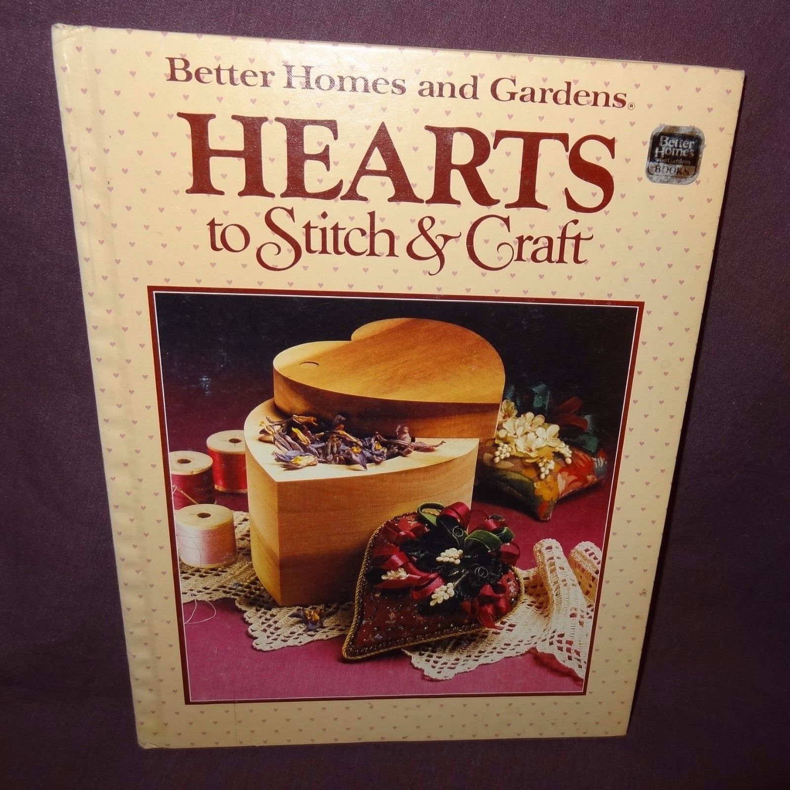 Hearts Stitch Craft Book 1984 Better Homes Gardens Patterns Cross Stitch Braid - $9.99