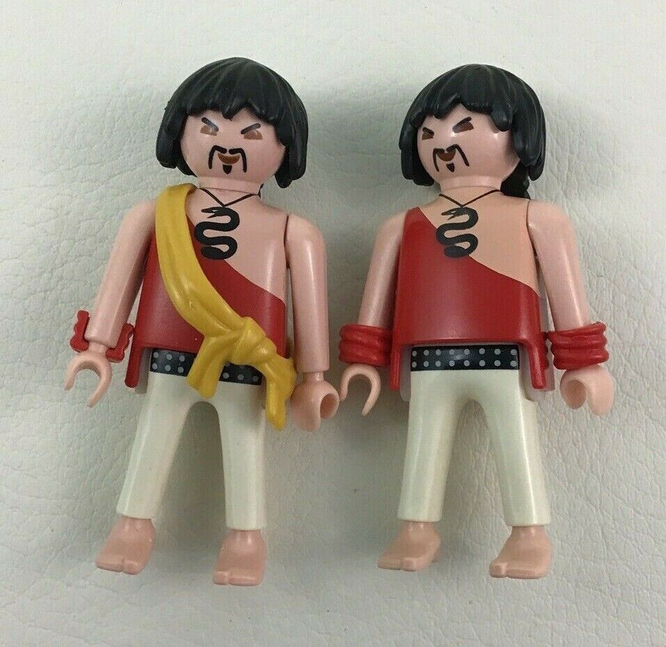 Playmobil Vintage 80s Kung Fu Warriors Princesses Building Toy 4pc Lot ...