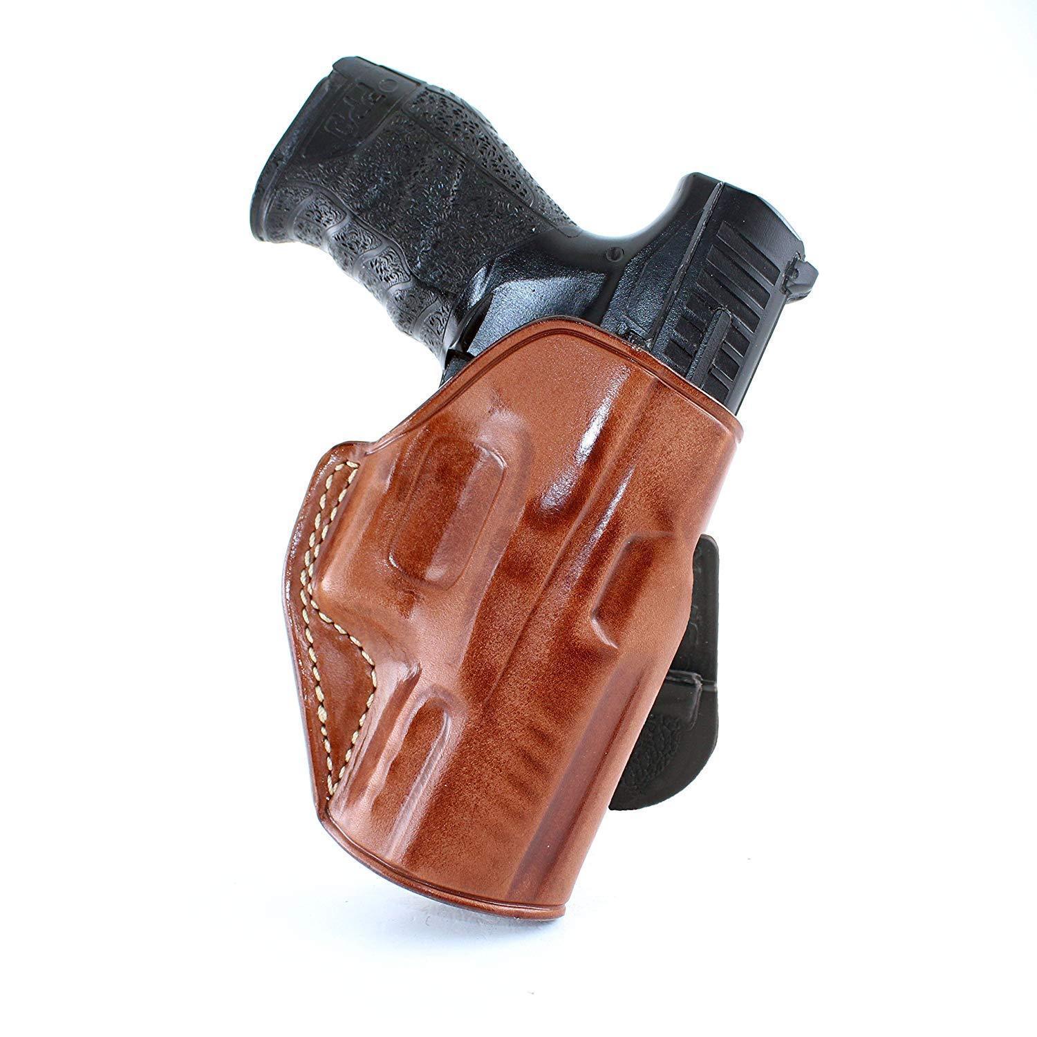 Leather Paddle Holster Fits Sig P320 Nitron Full Size w/Rail 9mm 4.7 ...