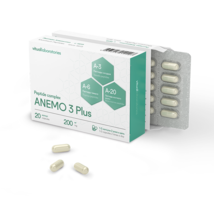Anemo 3 Plus endurance & immune system peptide complex 20 & 60 capsules - $115.00
