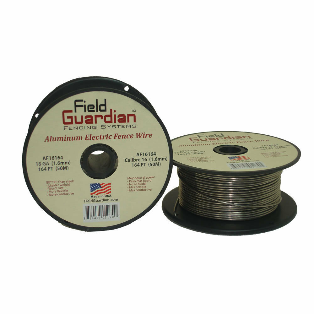Field Guardian 16 GA Aluminum wire 164' electric fence AF16164 814421011701