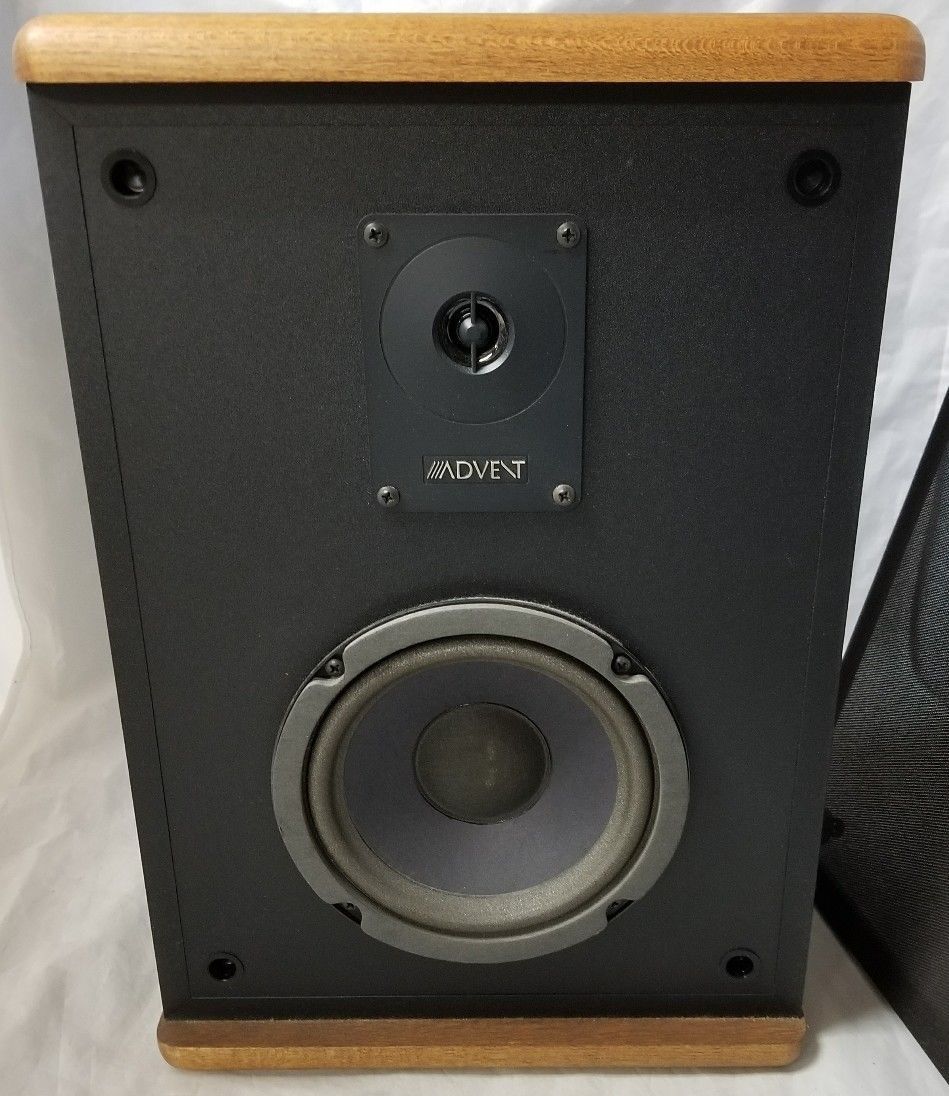 Vintage Advent Baby Advent II Bookshelf Set of 2 Speakers 16.5"×11"×6" USA Works Vintage Speakers