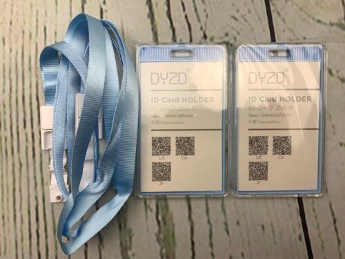  DYZD ID Card Holder Waterproof/Dustproof Badge Holder