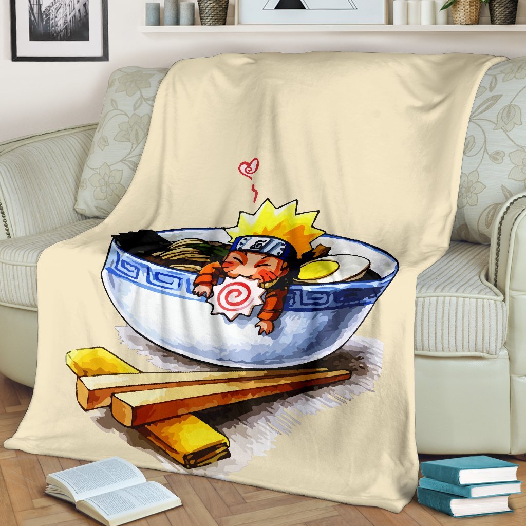 Naruto Ramen Premium Blanket Blankets & Throws