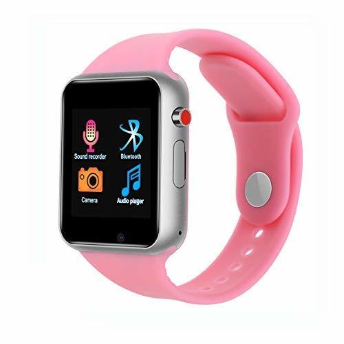 girls pink smart watch