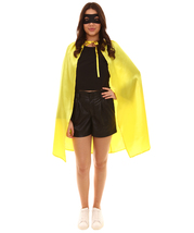 Women's Superhero Cape with Mask Set Cartoon Costume |  Multiple Color Options - $28.85+