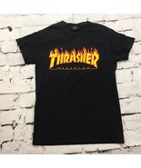 Thrasher Magazine T-Shirt Mens Sz S Tee Black - $15.84