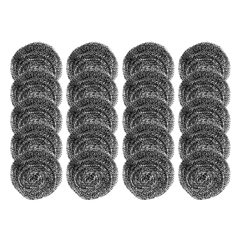20pcs Kitchen Gadgets Steel Wool Cleaning Pot Pan Degreasing Cleaner
