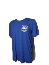 Bud Light Proud Blue at Heart Tee Shirt Budweiser Womens XL Mens Large - $33.12