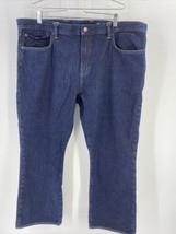 Gap 1969  Mens Jeans 44X30 Dark Blue Straight Leg Zipper Cotton - $15.88