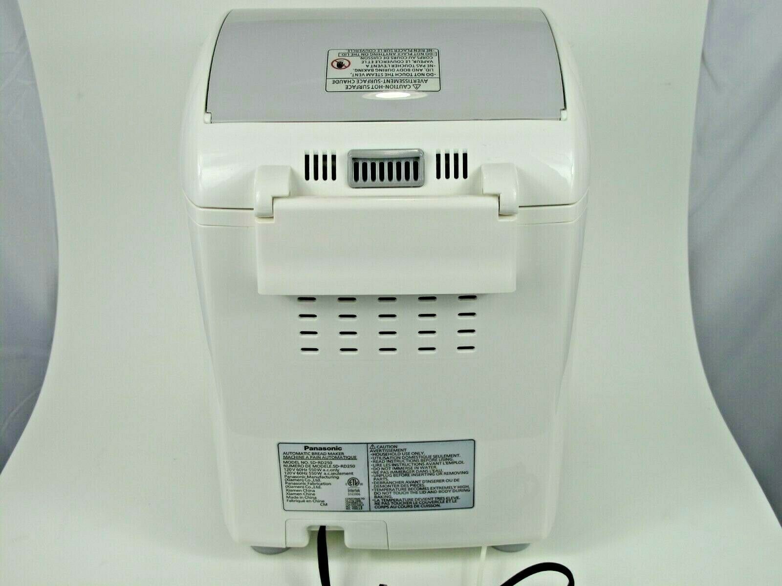 Panasonic Bread Maker Machine SDRD250 Programmable Scratch Resistant 6