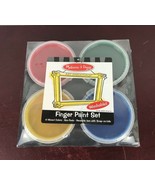 Melissa &amp; Doug Finger Paint Set 4 Pack Red Yellow Blue Green - $9.50