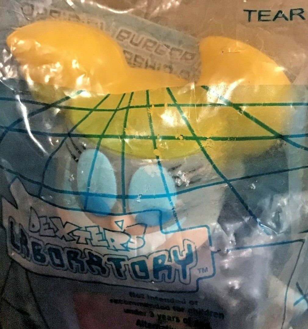 2003 Burger King Dexter's Laboratory Dee Dees Body Scan Kids Meal Toy