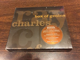 NIB 2004 Starbucks Ray Charles Hear Music Box Of Genius Cd &amp; Gift Card S... - $121.51