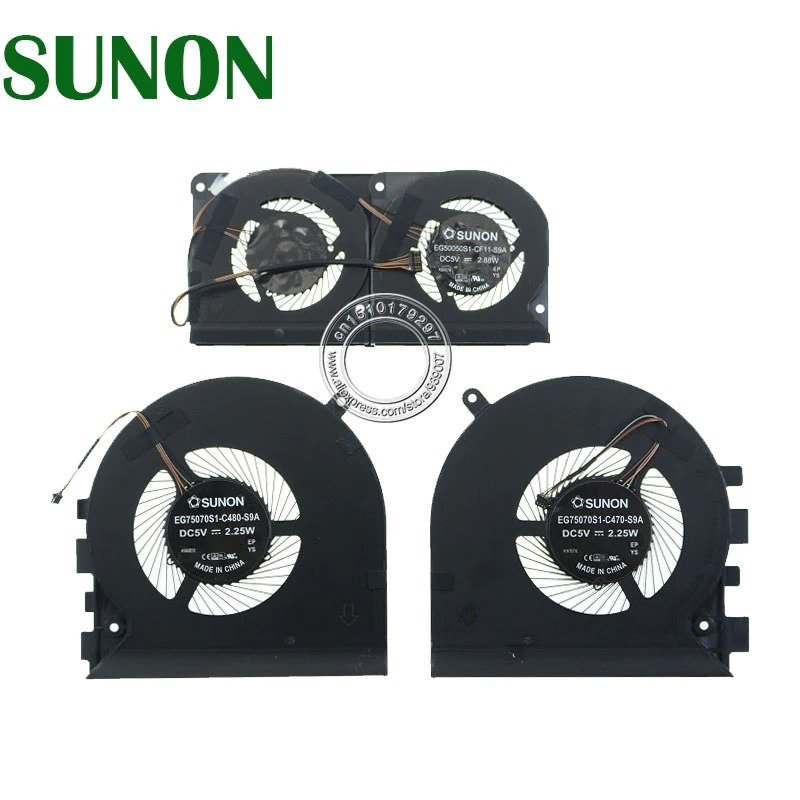 Brand new original cooling fan for Razer RZ090287 Blade Pro Spirit Blade 17 Pro CPU Fans
