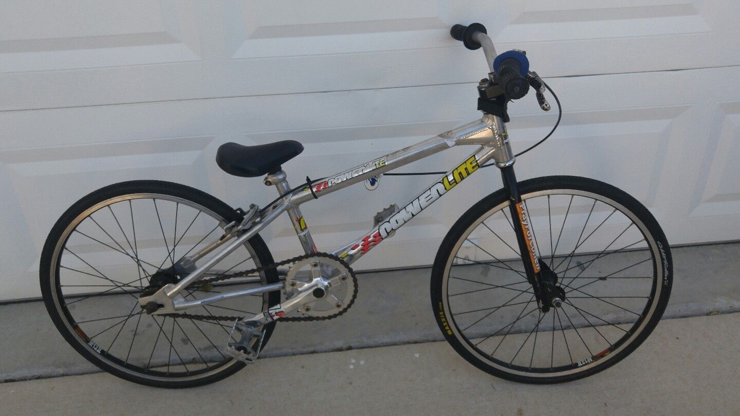 Powerlite Mini BMX Pro race bike powerbend with sunrims and holy roller