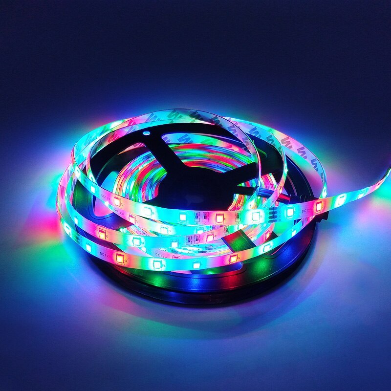 12V LED Strip Lights LED RGB 2835 LED Light Tape RGB Waterproof 60LEDs RGB Strip