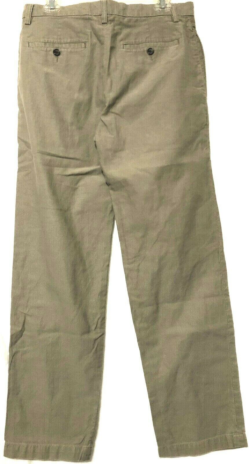Banana Republic Mens Tan/Brown Ribbed Textured Khaki Pants Size 32 x 32 ...