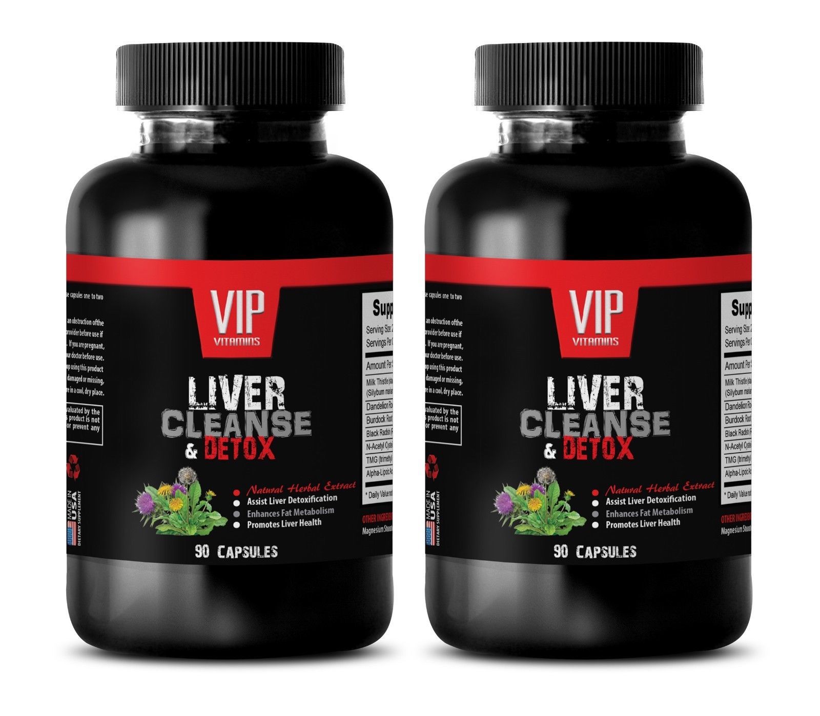 anti inflammatory blend - liver detox & cleanse - milk thistle multivitamin - 2b