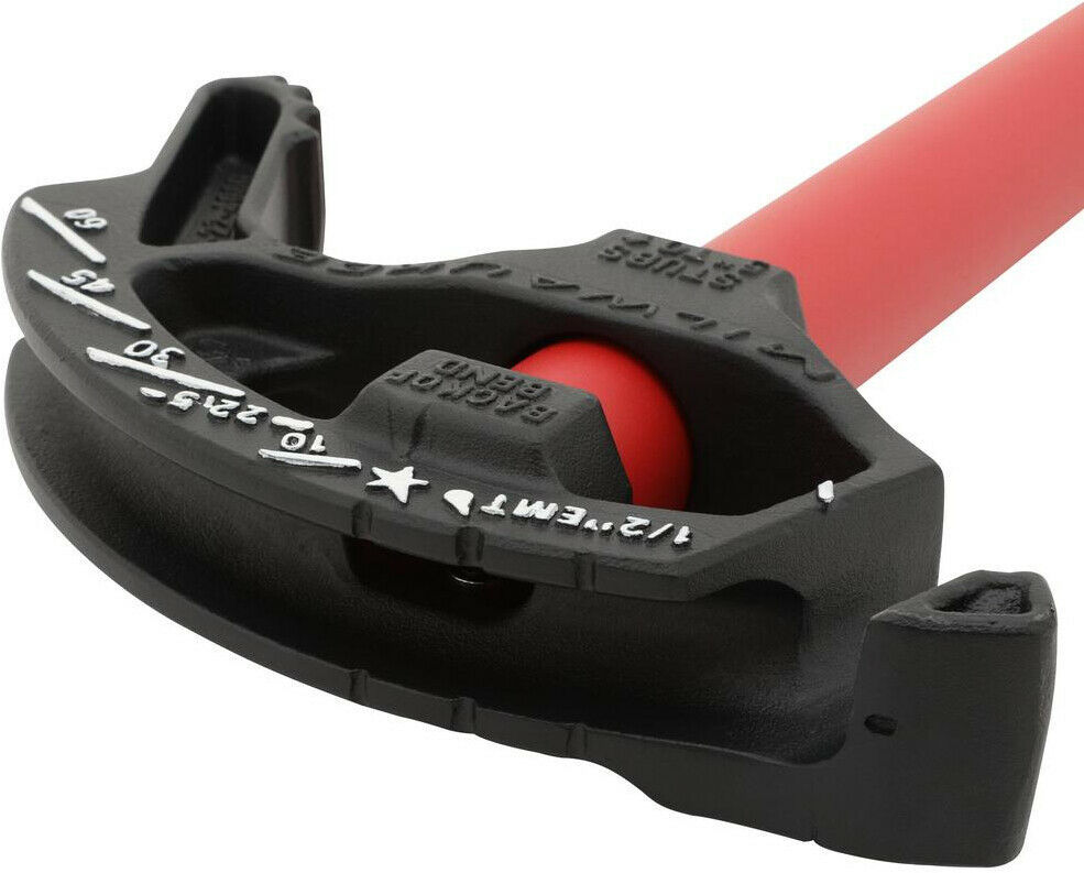 Milwaukee Iron Conduit Bender 1 in. Wear Resitant High Contrast Markings Pipe & Tubing Benders