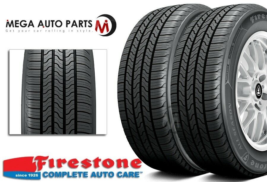 2 New Firestone All Season 235/60R17 102T Quality Performance Tires - Tires