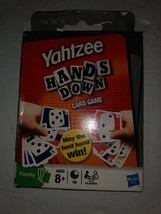 *New* Yahtzee Hands Down Card Game by Hasbro 2009 8+ - $9.49