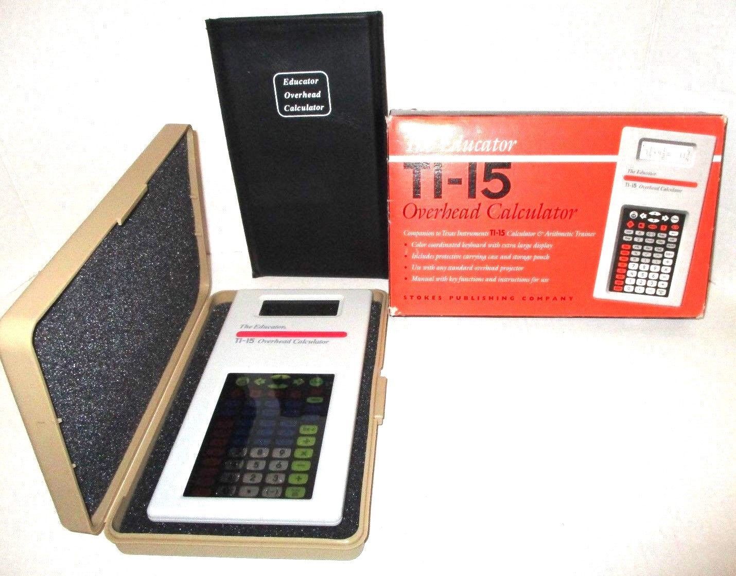 Primary image for NEW  Educator TI-15 Overhead Calculator #251Texas Instruments Stokes